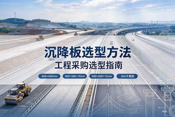 宁南沉降板选择方法