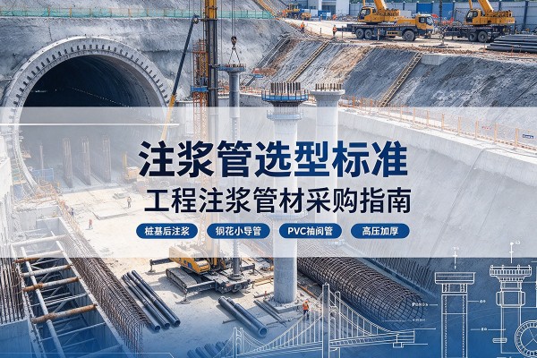 宁南注浆管选型标准