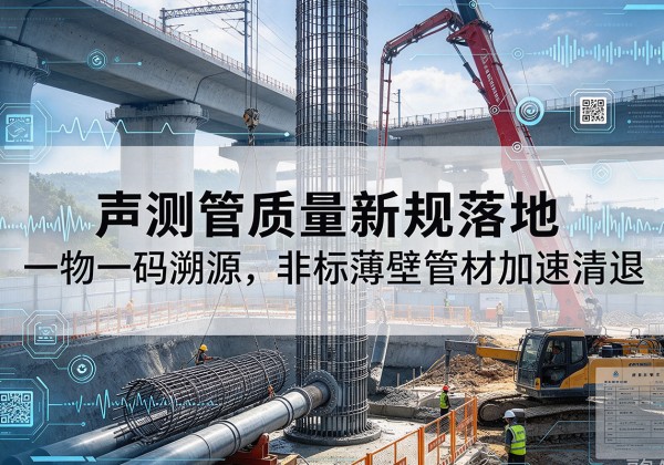 宁南声测管质量新规落地，一物一码溯源，非标薄壁管材加速清退
