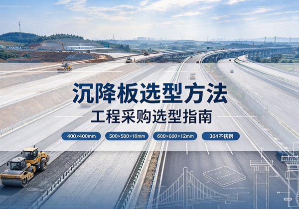 宁南沉降板选择方法